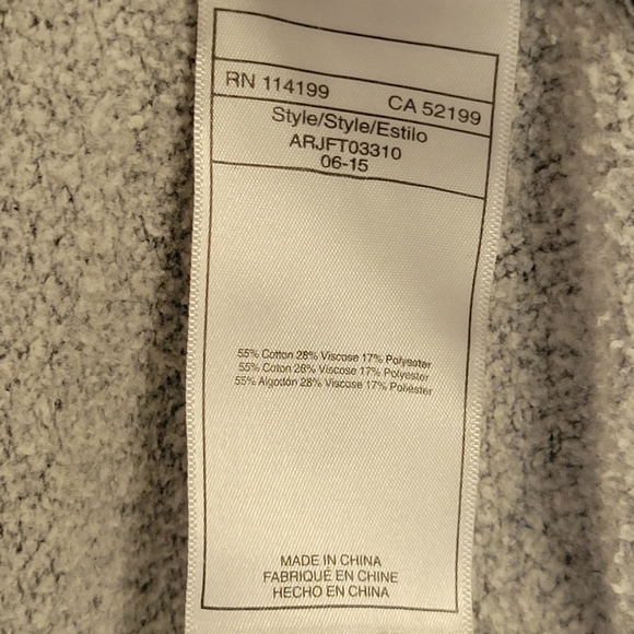 Roxy Zip up hoodie size small gray pink - Picture 7 of 9